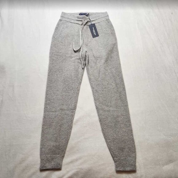 New men's XS L Vineyard Vines 100% cashmere waffle knit joggers pull on pants